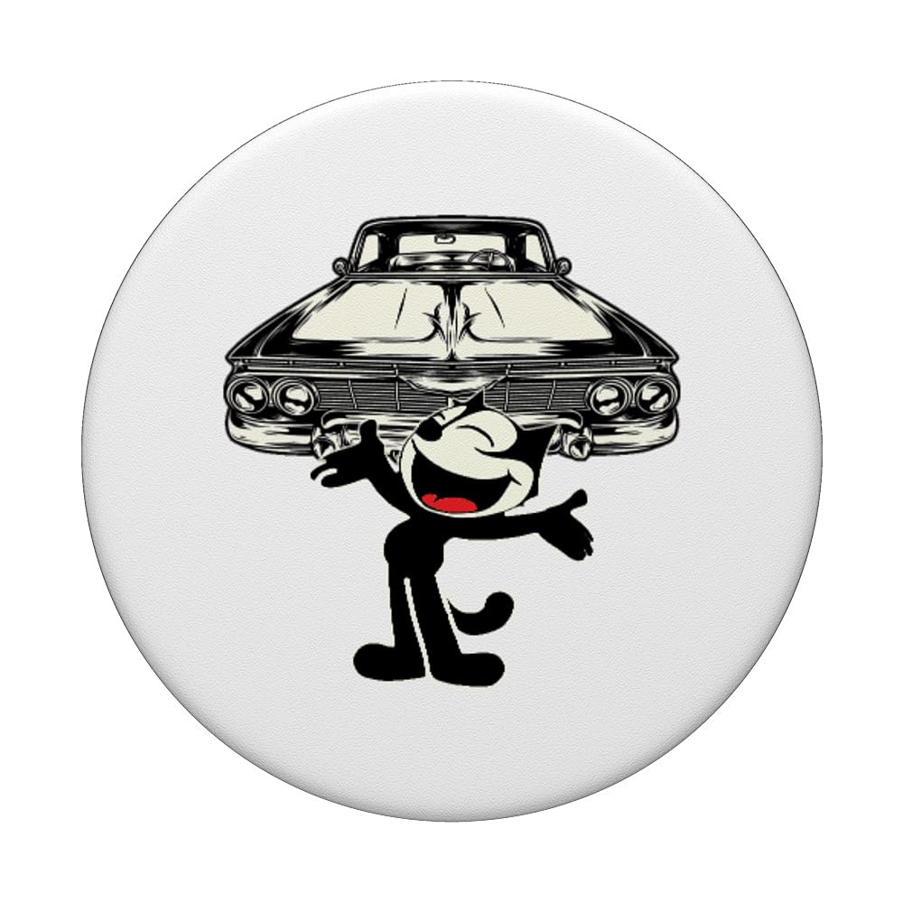 Amazon.com: Felix Cat Cartoon Giant Lowrider Car Club Design